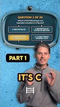 Invoice Quiz (Part 1 of 4)