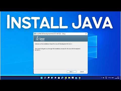 How to Install Java JDK on Windows 11 ( with JAVA_HOME )
