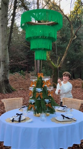 Jack Kinsey [Interior Design Masters] on Instagram: "ad This Christmas tablescape had to be full drama ✨ I went very Art Deco with this one, all about glamour, indulgence and that unmistakable roaring 20s energy. Layered textures, sculptural ceramics and a table that feels made for lingering long into the evening 🖤🥂 @marksandspencer is a brand I hold so close to my heart, especially at Christmas. There’s something so nostalgic yet luxurious about it, the food, the details, that feeling of bein