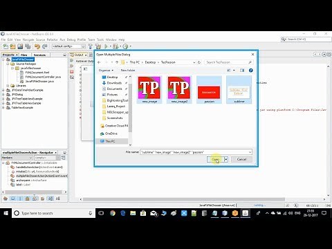 Single FileChooser & Multiple FileChooser Tutorial | JavaFX FileChooser