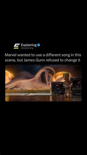 Explaining on Instagram: "Marvel Studios initially considered using a different song for the opening of Guardians of the Galaxy Vol. 2, as securing the rights to Electric Light Orchestra’s “Mr. Blue Sky” proved difficult. The song was seen as a challenge both financially and logistically, putting pressure on the production to find an alternative. Director James Gunn firmly refused to change the track, arguing that no other song could capture the tone, rhythm, and emotional contrast of the openin