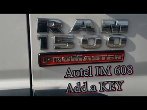Ram Promaster Add a Key Autel IM