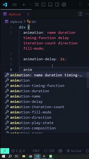 CSS Quick Tip: Write CSS Code Faster with animation-delay and animation-iteration-count #shorts #...