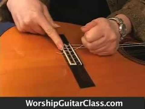 Stringing A Classical Guitar