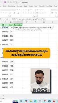Create Barcode Easily Using Website! ⚡ | Excel Barcode Trick