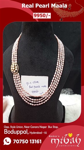 Real Pearl Maala