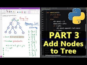 Part 3 - Insert Nodes into the Binary Tree Implemented in Python