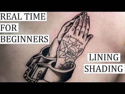 Tattooing For Beginners / Full Real - Time Tattoo Tutorial / (Step by- Step guide)