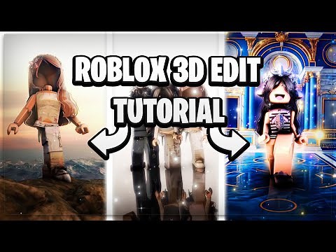 Roblox 3D edit tutorial to edit like FAMOUS PEOPLE?! [WORKING 2025!]
