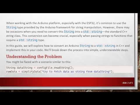 Converting String in Arduino Library to std::string in C+ +