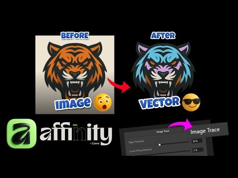 AMAZING! AFFINITY DESIGNER V3 AKHIRNYA PUNYA IMAGE TRACE SENDIRI 😱 | Fitur Baru yang Wajib Dicoba!