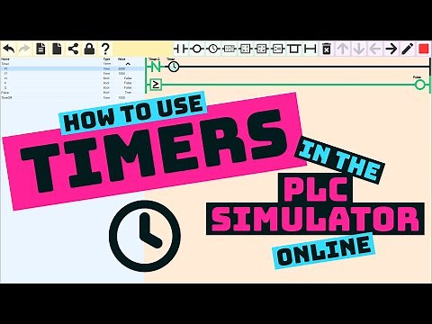 How to use timers in Ladder Logic Diagram | PLC Simulator Online tutorial