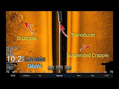 How to use Garmin Echomap 93SV SideVu | How to use Side Imaging