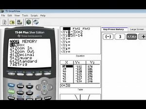 Solve Linear System by Graphing on a Graphing Calculator