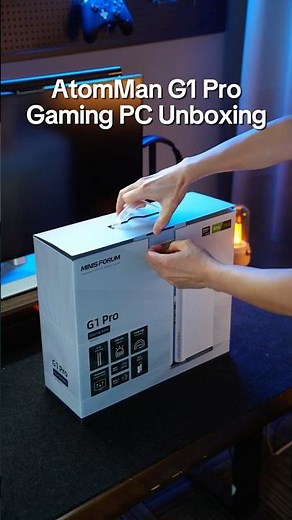 AtomMan G1 Pro Unboxing – Compact Gaming PC with RTX 5060 (145W) & Ryzen 9 8945HX