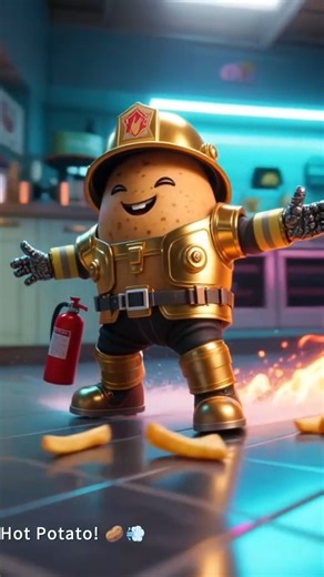 Turbo Fryer Chaos ⚡🔥 | Armored Potatoes vs Exploding Fries! 😂🍟