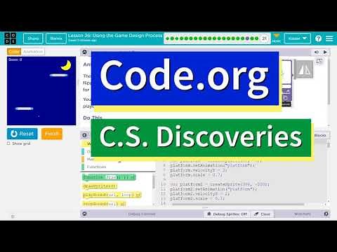 Code.org Lesson 27.20 A Using the Game Design Process | Challenge A | Answers | Change Direction