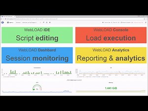 WebLOAD load testing tool overview