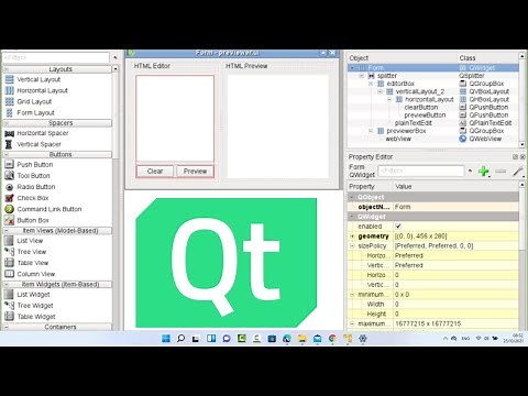 How To Get Started With Qt Creator | C++ GUI | How To use Qt Designer & Libraries | Cross platform