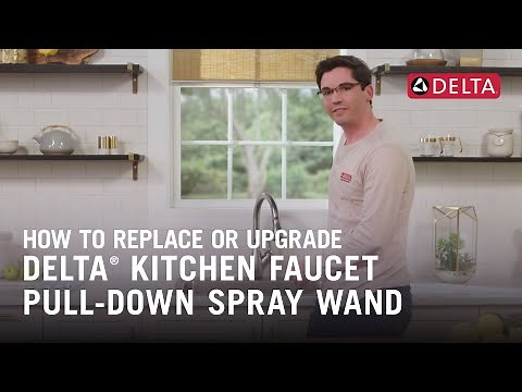 How to Replace or Upgrade a Delta® Kitchen Faucet Pull-Down Spray Wand