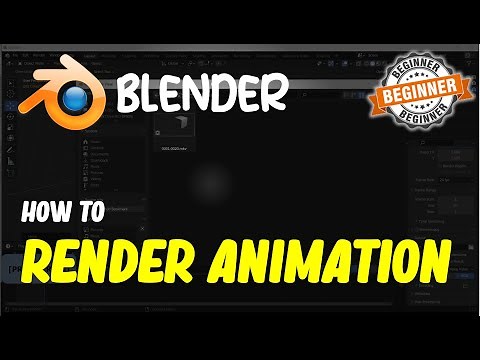 Blender How To Render Animation