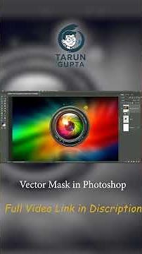 How to add Vector Mask in Photoshop #artist_tarun #photoshop #animation #premierepro #motiongraphics