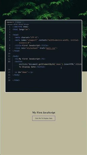 First Javascript Code