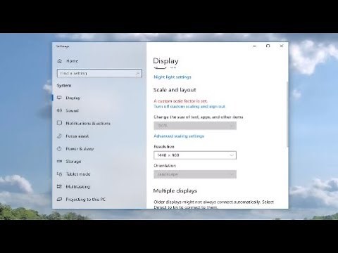 Fix Screen Resolution Problem in Windows 10