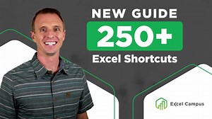 New Excel Shortcuts List & Free PDF Download