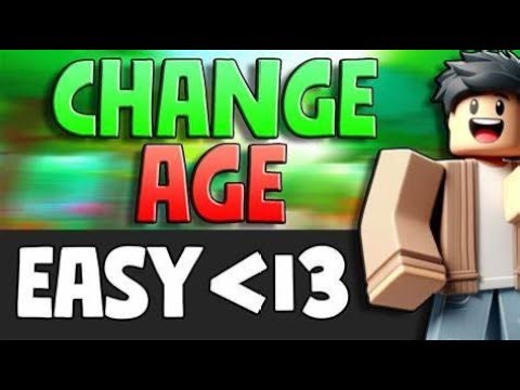How To Change Your Roblox AGE If Under 13! (2024 Change Birthday)