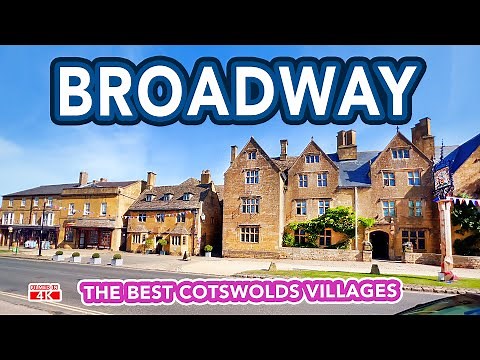 BROADWAY Cotswolds England | 4k Walking Tour