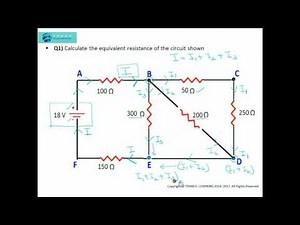 Kirchhoff's Laws - How to solve problems using Series & Parallel circuit combinations (PP-V)PART-1