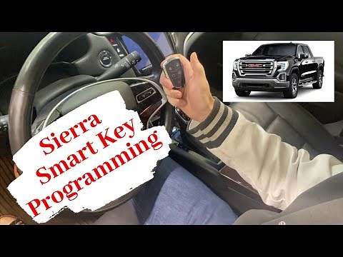 How To Program A GMC Sierra Smart Key Remote Fob 2019 - 2021