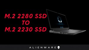 Alienware m18 R2のM.2 2280 SSDをM.2 2230 SSDに交換する方法