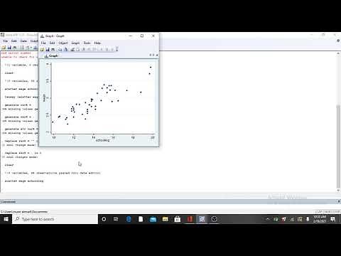STATA TUTORIAL4; SCATTER PLOT AND BEST FITTED REGRESSION LINE BY USING COMMAND