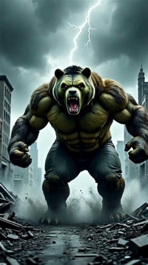 🟩 Colossal Bear Hulk in 8K The Rage of the Giant in Roblox! ⚡🐻#marvel #avengers #shorts #roblox