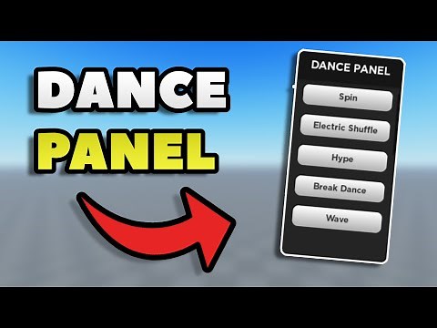 How To Make a DANCE PANEL in Roblox Studio