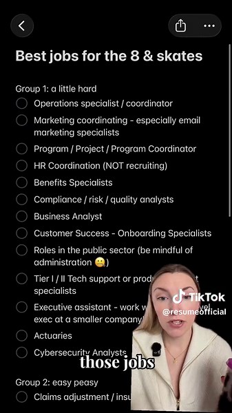 If you want to just do your job and go home - I would *highly* recommend one of these jobs Are some of these going to be exceptions to the rule and be really hard? Sure! But as a whole, these jobs tend to be much slower paced and also offer more remote work opportunities Stitch with @E #quietquitting #easyjobs #remotejobs #lazygirljob #corporateamerica
