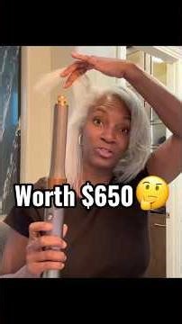 Is Dyson AirWrap worth it? #dysonairwrap #greyhair #curlyhair