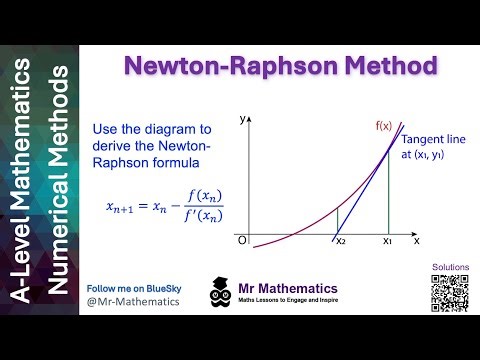 Newton-Raphson Method | A-Level Pure Mathematics | Mr Mathematics