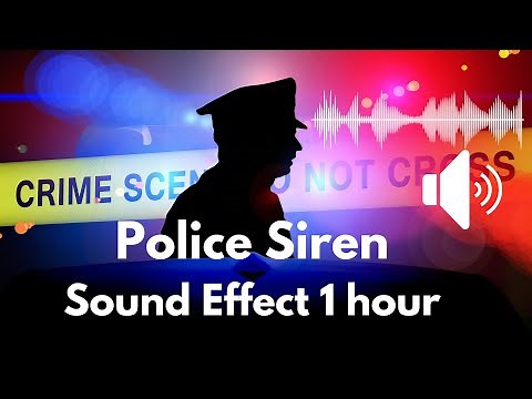 Police siren ringtone 1 hour Sound Effect (Very Loud)
