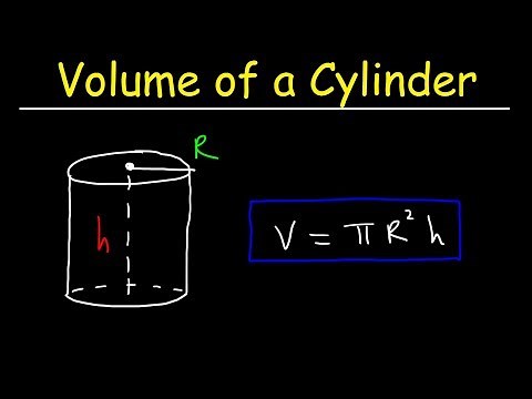 Volume of a Cylinder