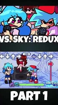 FNF - Heartbreak Havoc [PART 1|SKY] [Vs. Sky: REDUX] (FNF MOD) #shorts