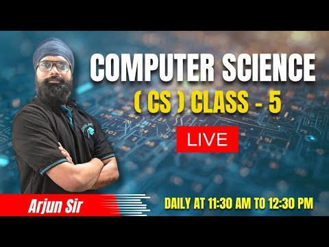 Computer Science Class 12 Live | CS Concepts | Daily LIVE Class by Arjun Sir | Class 5