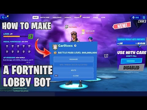How to make your own *LOBBY BOT* In Fortnite
