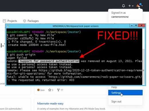 How to generate GitHub personal access token