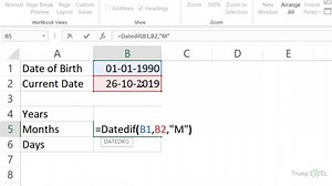 How to Calculate Age in Excel using Formulas   FREE Calculator Template