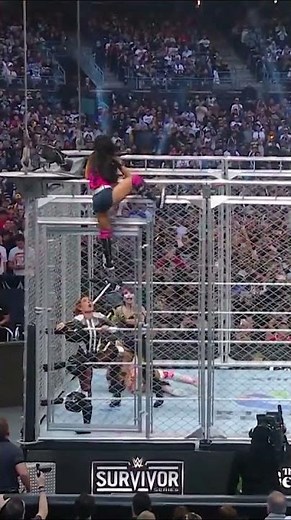 AJ Lee enters WarGames‼️