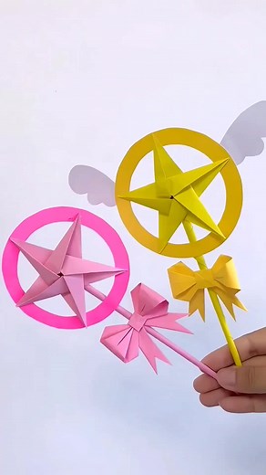 Easy Origami Tutorial: Fairy Magic Wand