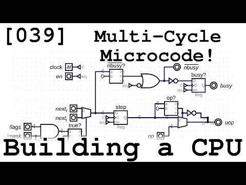 [039] Multi-Cycle Microcode! - Building a CPU From Scratch